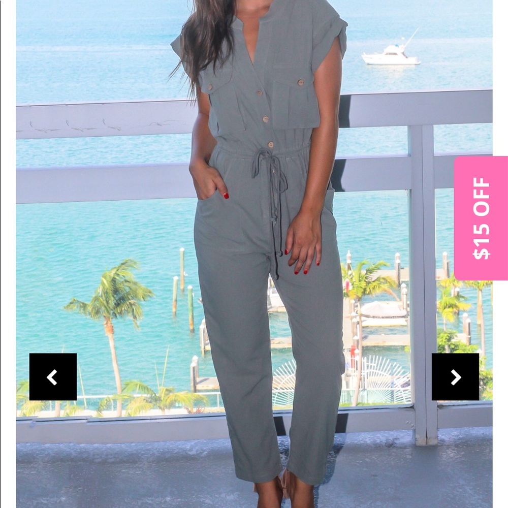 Olive jumpsuit